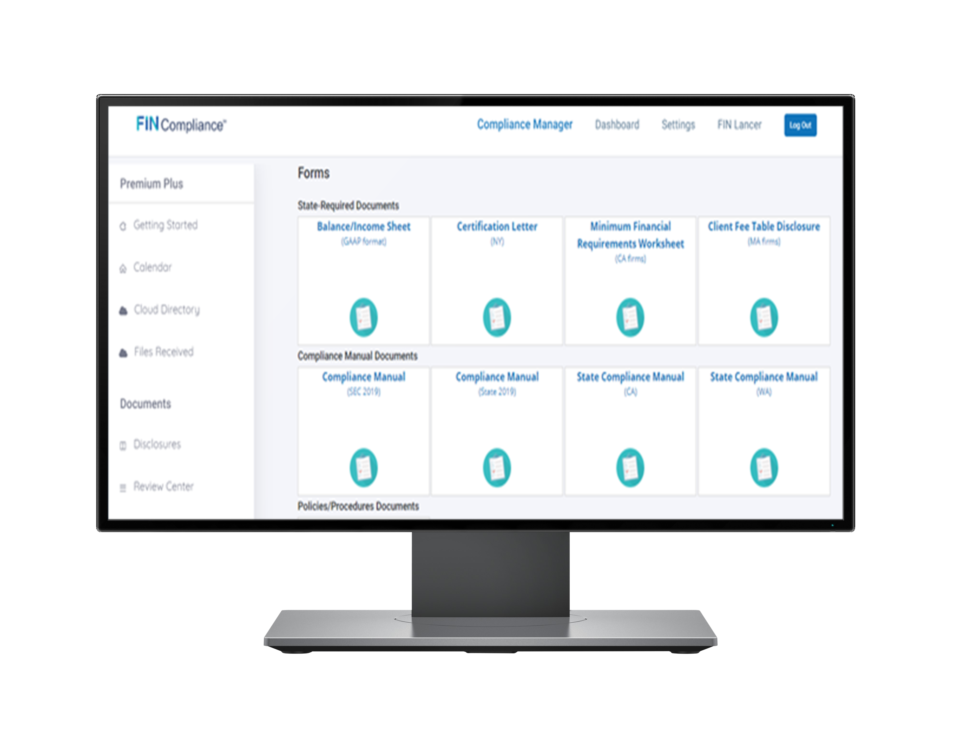 Compliance Forms screenshot